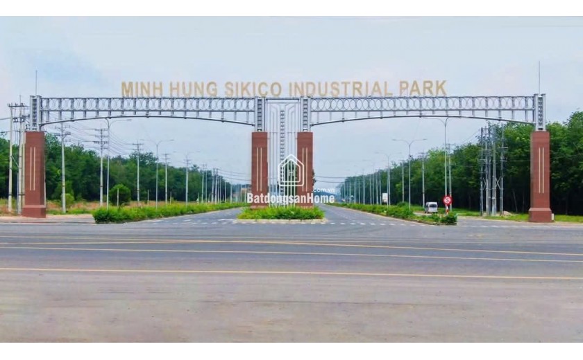 ĐẤT ĐẸP CỤM  CÔNG NGHIỆP MINH HƯNG SIKICO 7.370M GIÁ 4,5TY